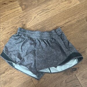 lululemon athletica Heathered Gray Athletic Shorts